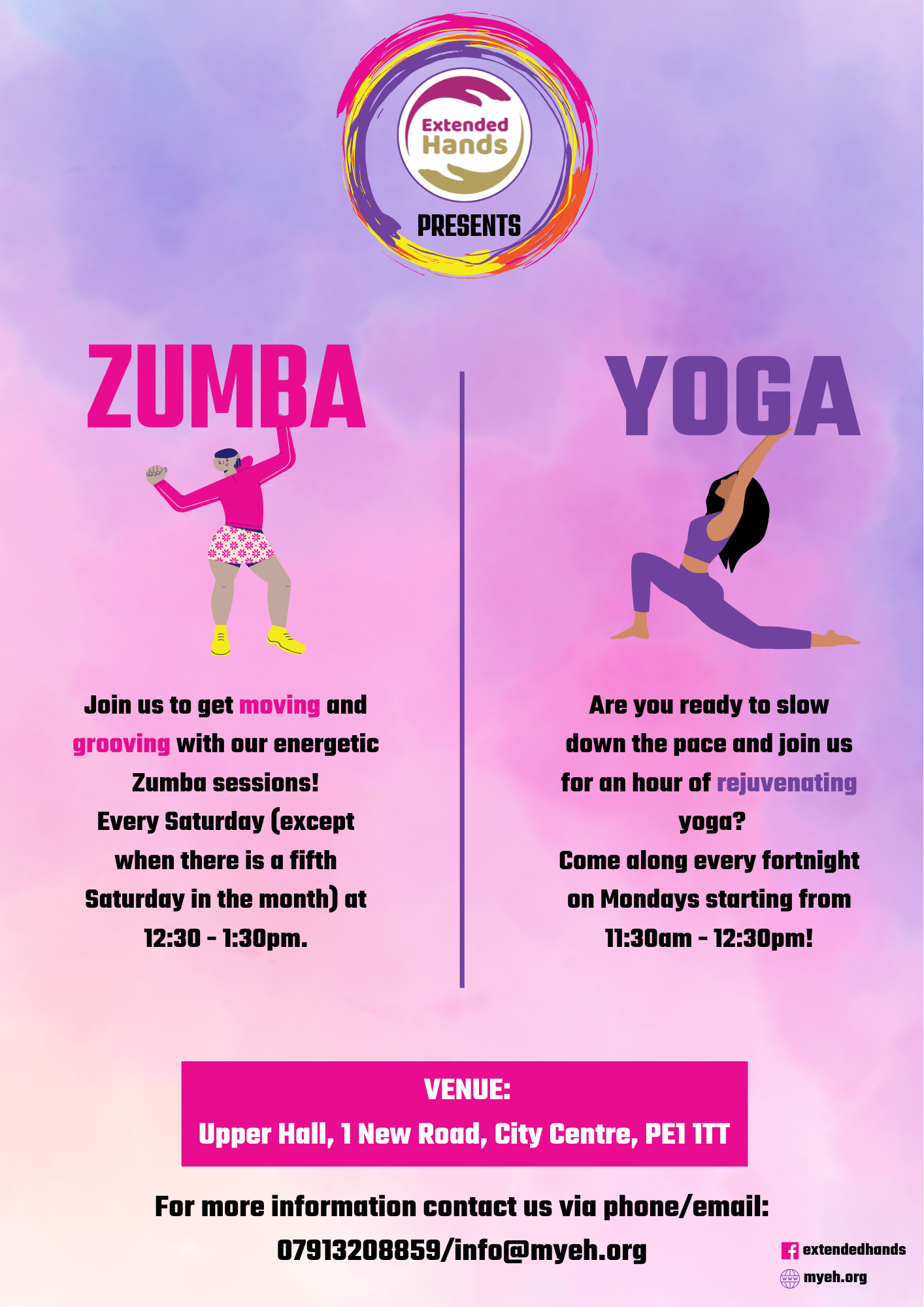 To show our activities in flyer fortmat